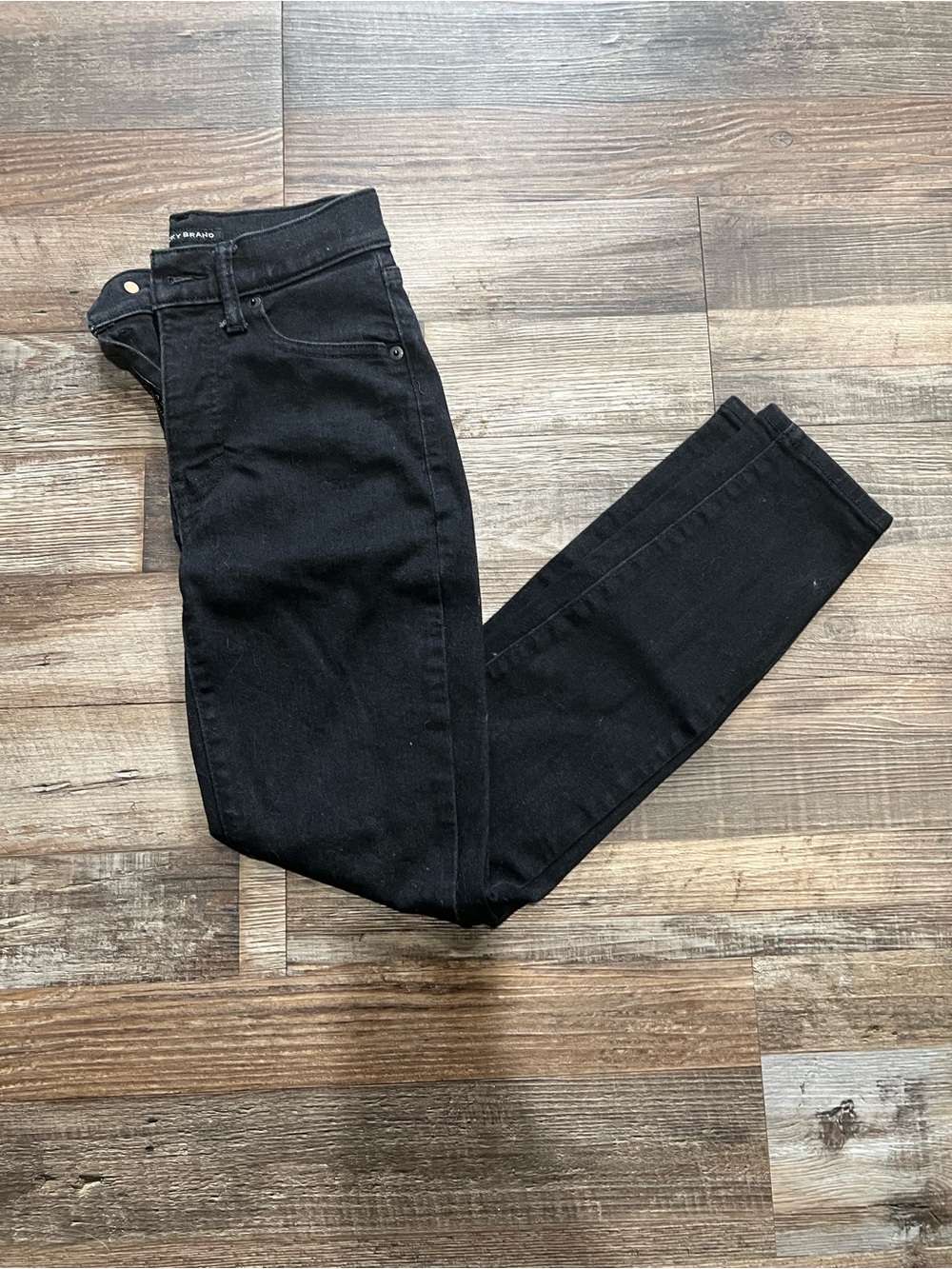 Lucky Brand Black High-Rise Skinny Jeans